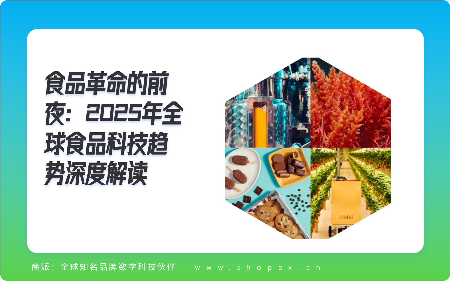 食品革命的前夜：2025年全球食品科技趋势深度解读